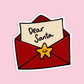 Dear Santa Christmas Sticker