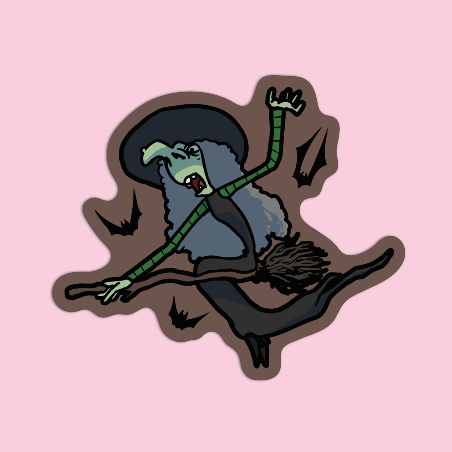 Witch Nightmare Before Christmas Sticker