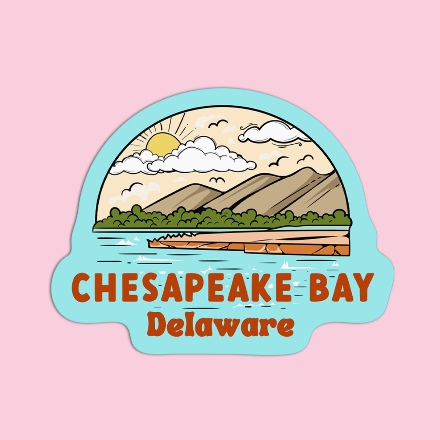 Delaware Chesapeake Bay Sticker