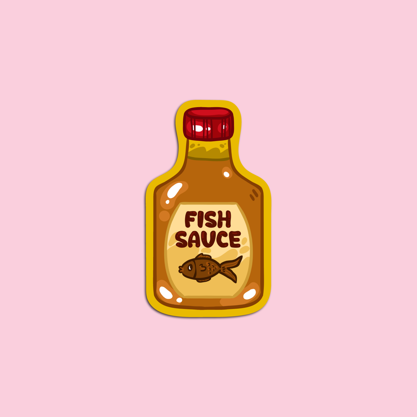 Fish Sauce Condiments Sticker