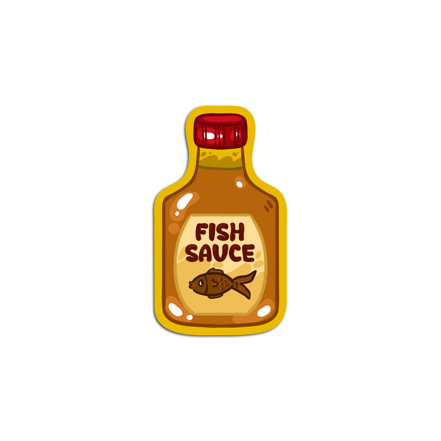 Fish Sauce Condiments Sticker