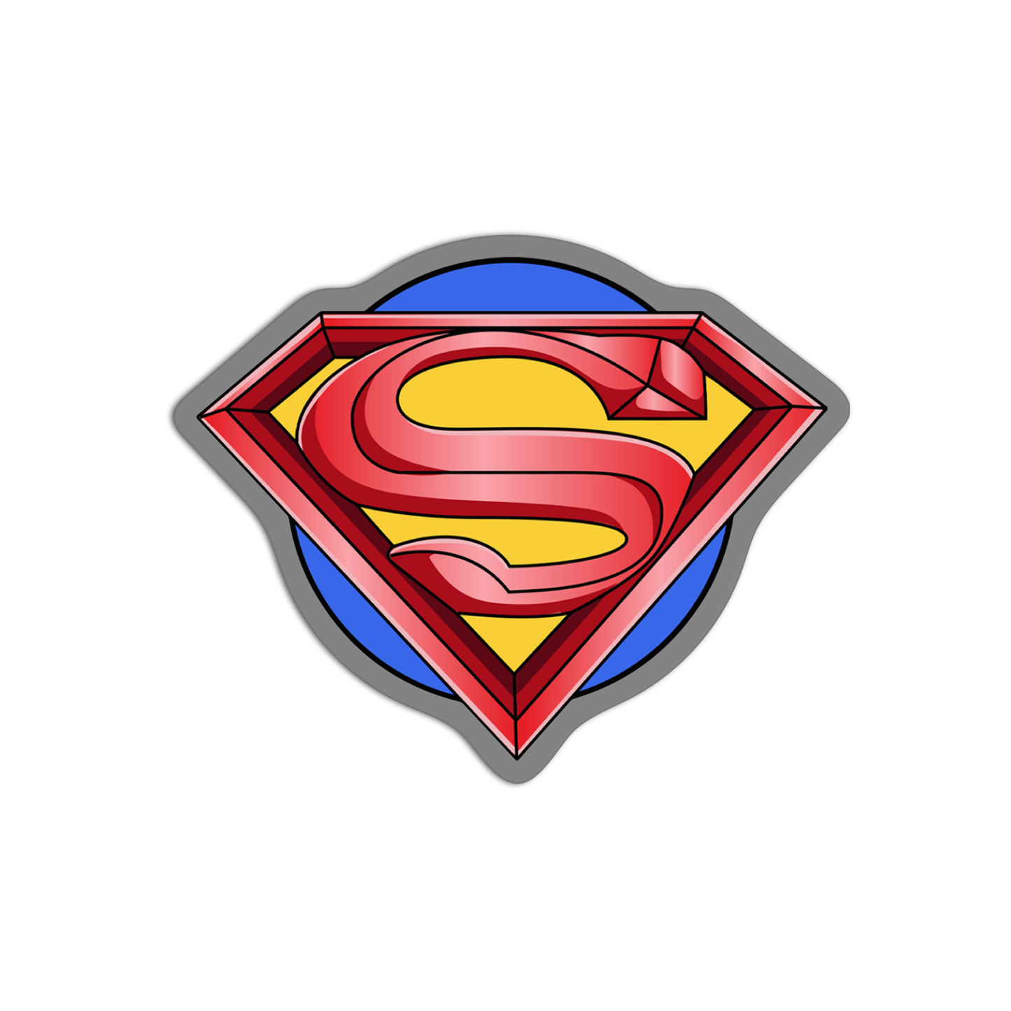 Superman Hero's Emblem Sticker