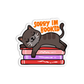 Sorry I'm booked Book Sticker