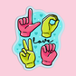 Love ASL Sticker