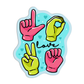 Love ASL Sticker