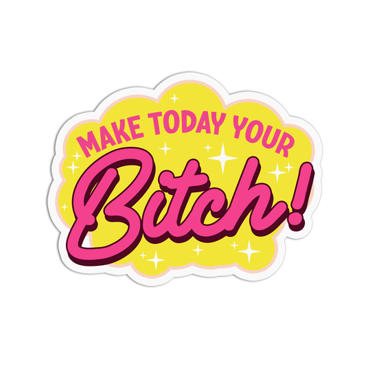 Make today your bitch Sticker