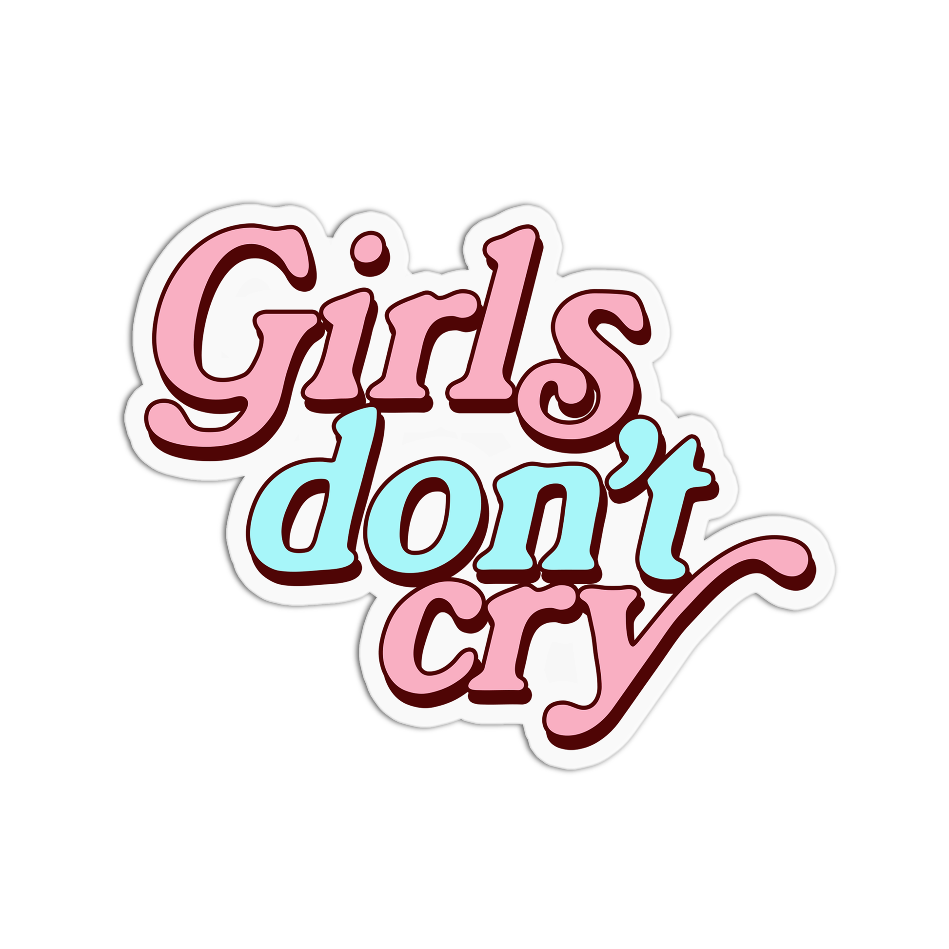 Girls don't cry Sticker – GirlsPrintingHouse