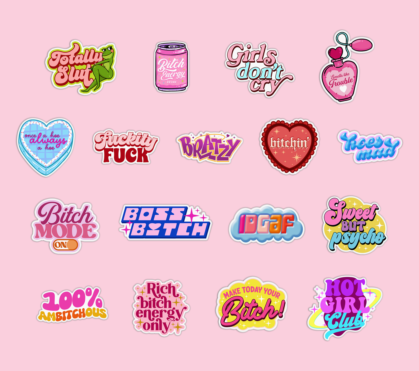 Bitchin' Girls Sticker Pack