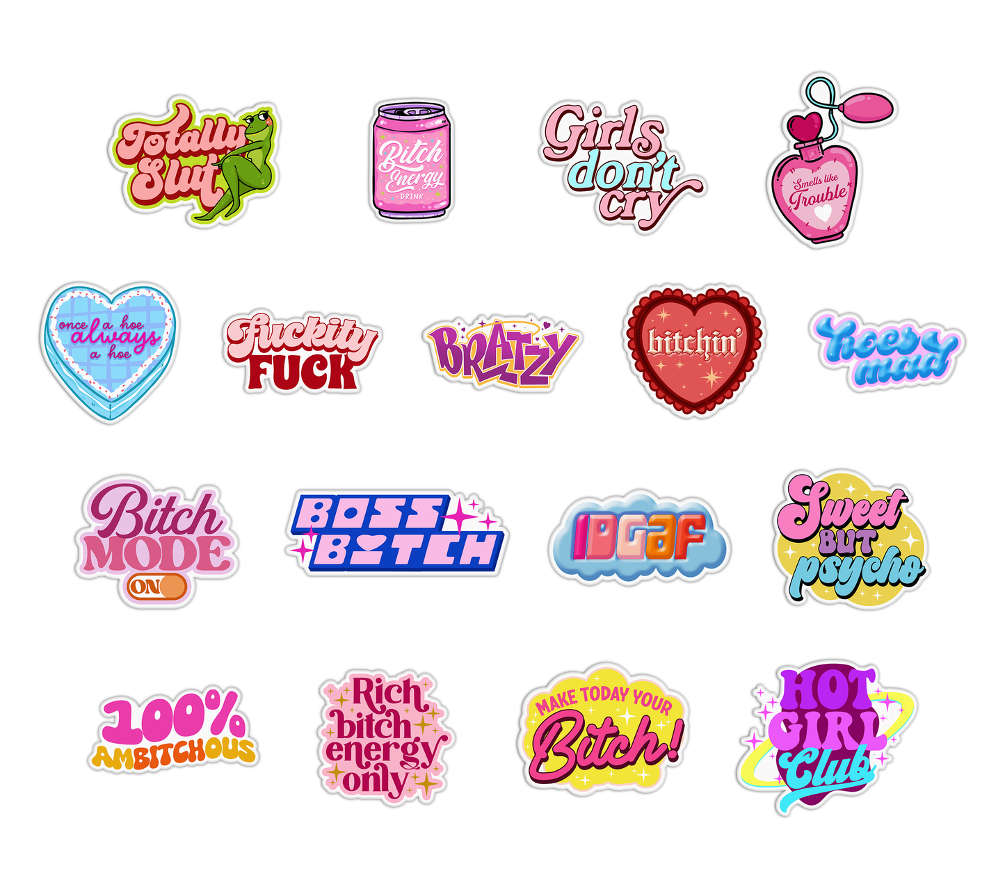 Bitchin' Girls Sticker Pack