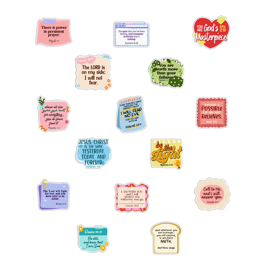 Bible Verse Sticker Pack