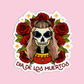 Dia de Los Muertos Skull Day Of the Dead Halloween Sticker