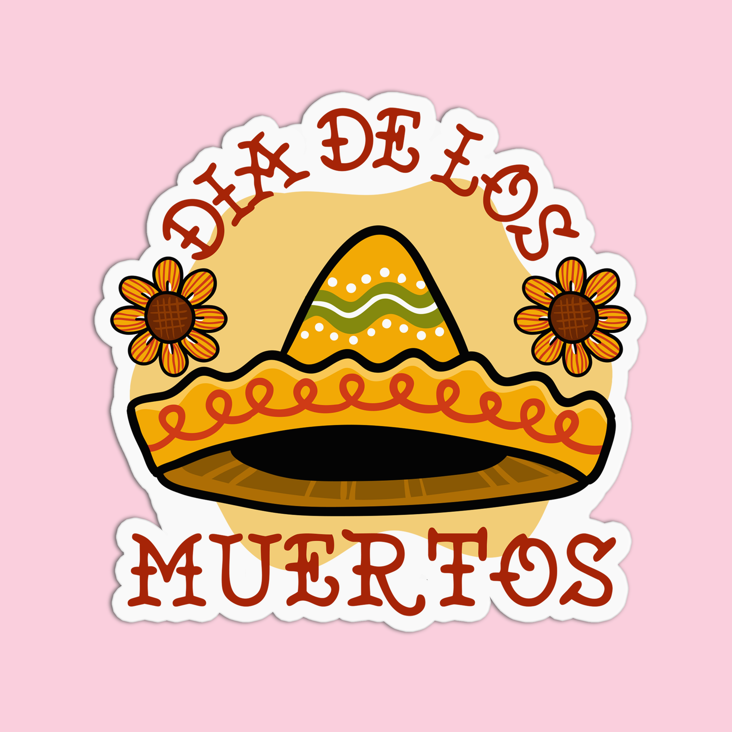 Dia De Los Muertos Day Of the Dead Halloween Sticker