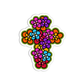 Flowers Day Of the Dead Halloween Sticker