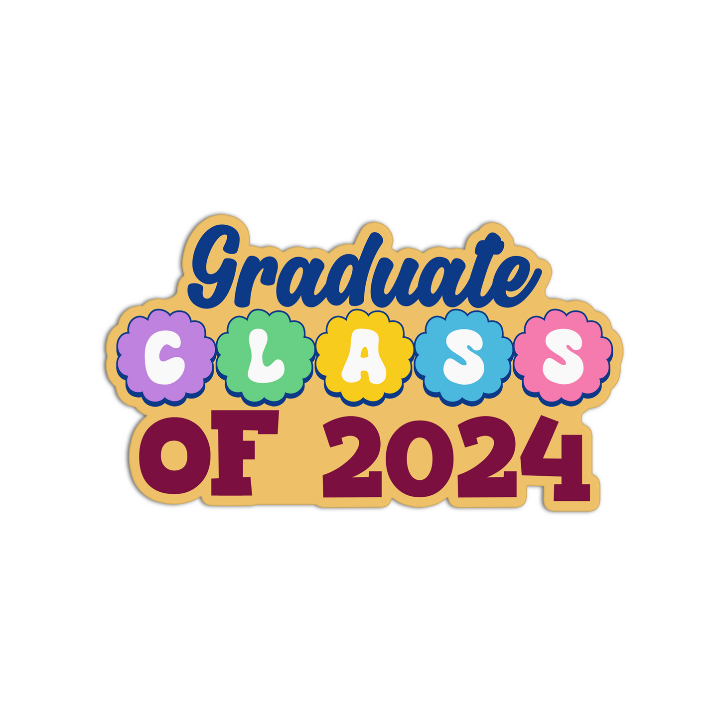 Graduate Class of 2024 Graduation Sticker