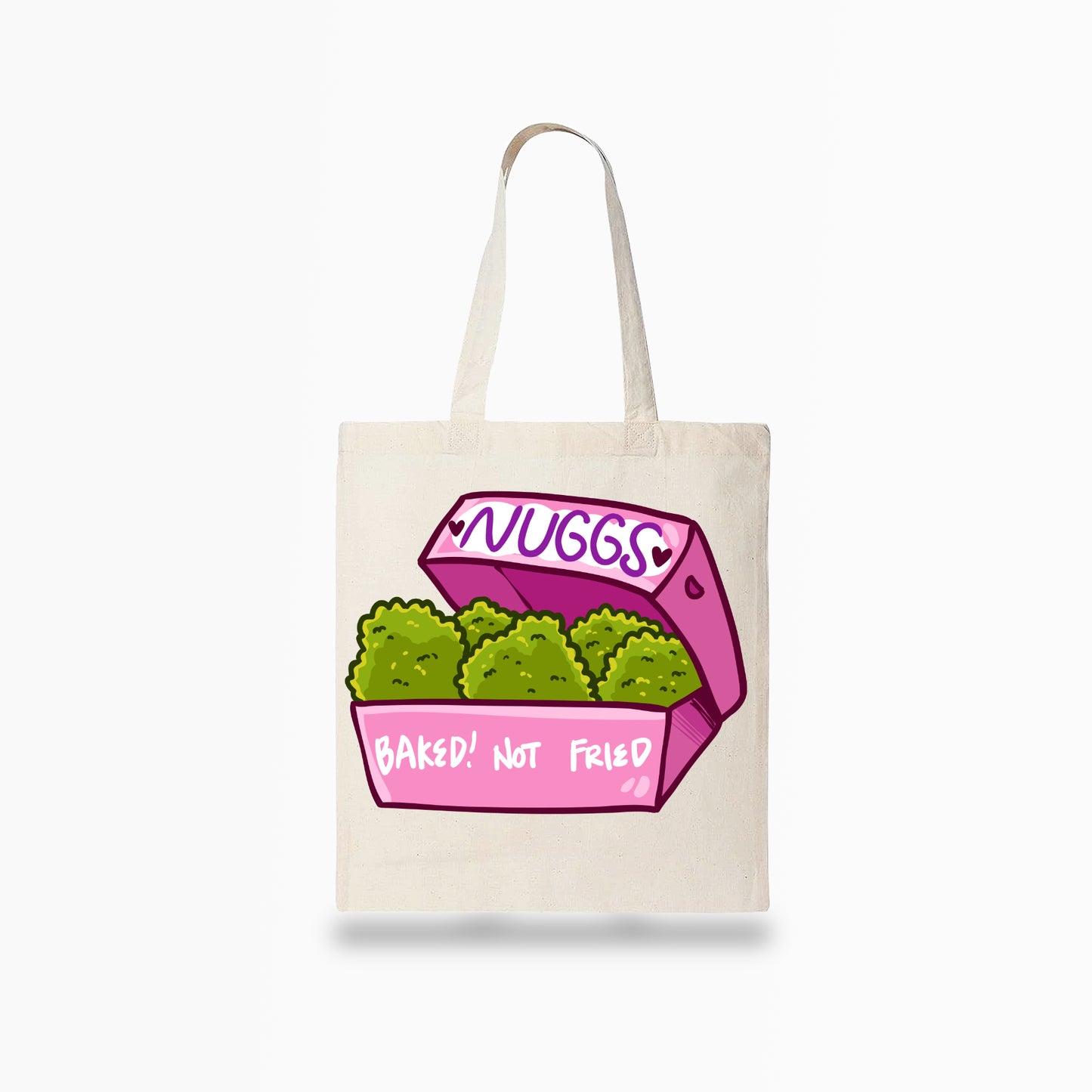 Baked not Fried Nuggs Tote Bag