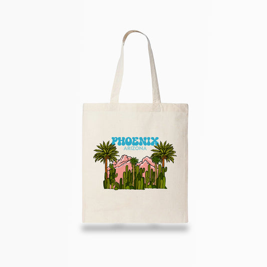 Phoenix Palm Trees Tote Bag