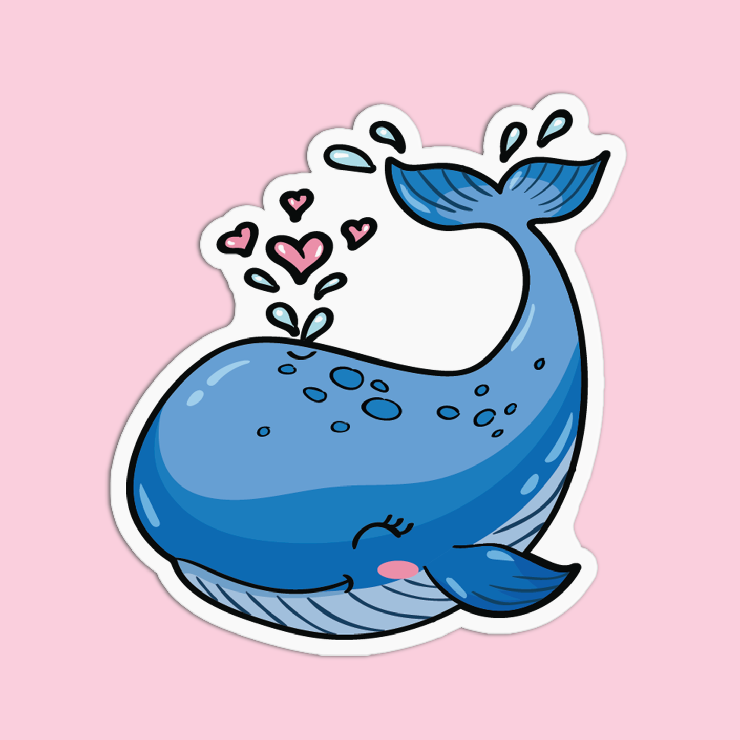 Blue Whale Sea Creature Sticker