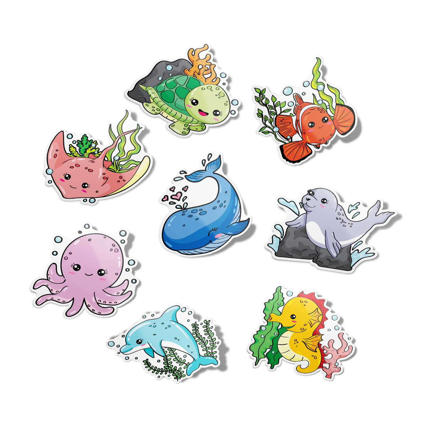 Sea Animal Collection Sticker Pack