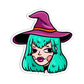 Witch Girl Halloween Stickers