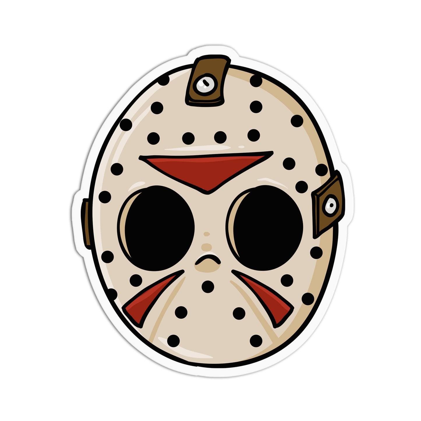 Jason Voorhees Halloween Sticker