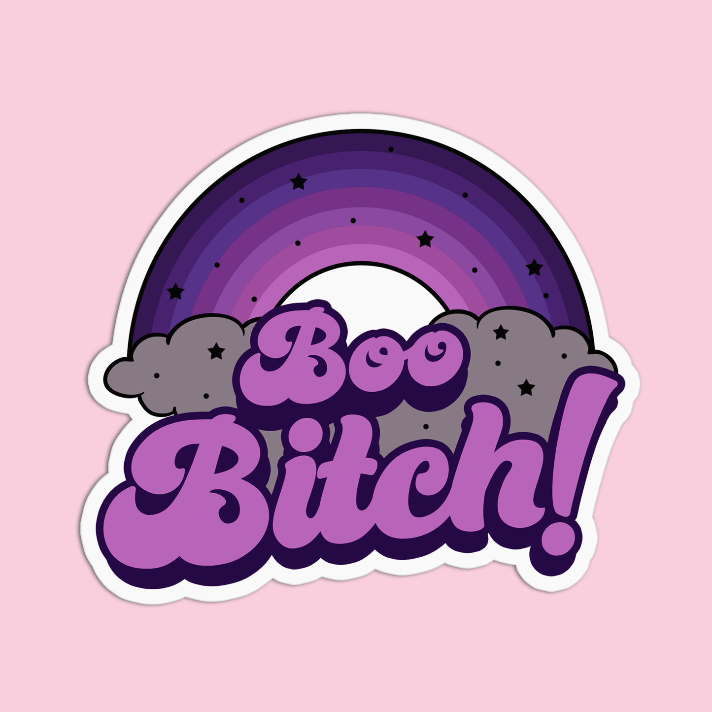 Boo bitch! Halloween Sticker