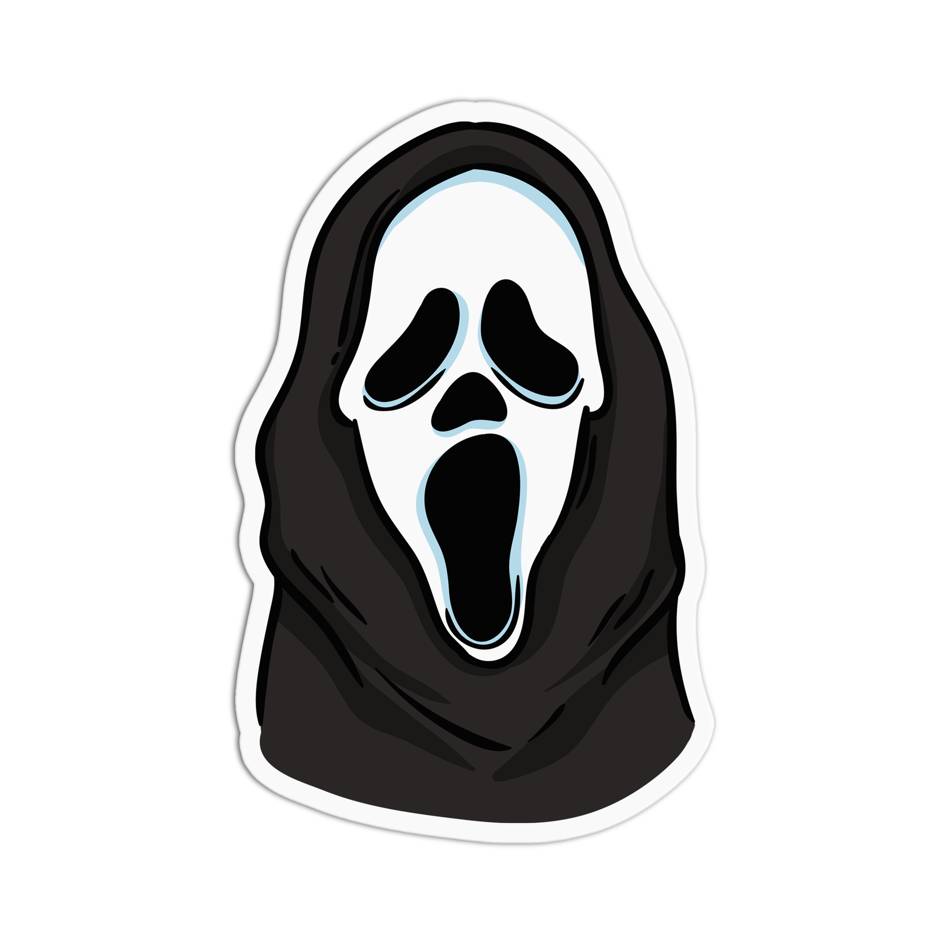 Scream Halloween Sticker – GirlsPrintingHouse