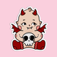 Baby Devil Halloween Sticker