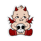 Baby Devil Halloween Sticker