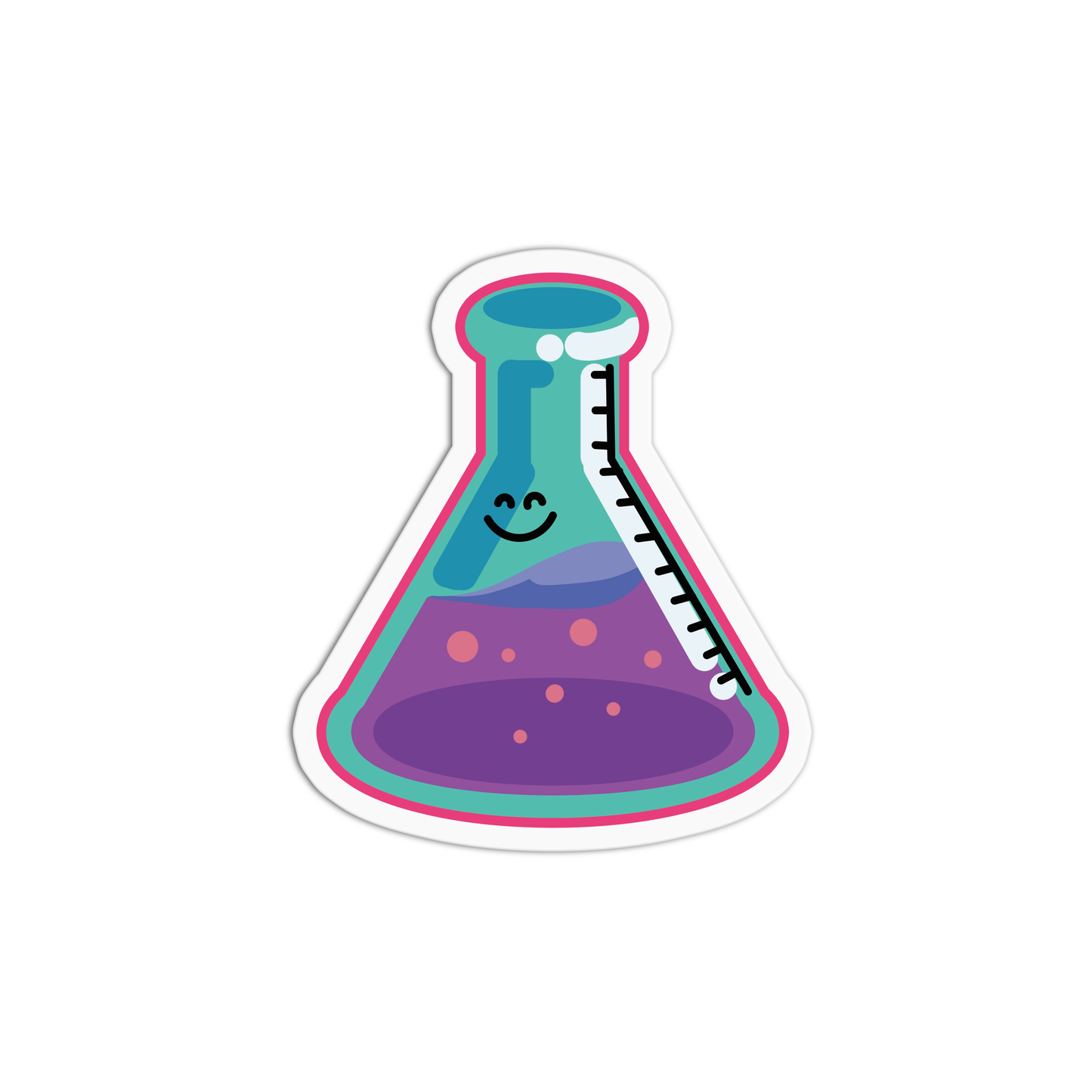 Erlenmeyer Flask Science Sticker