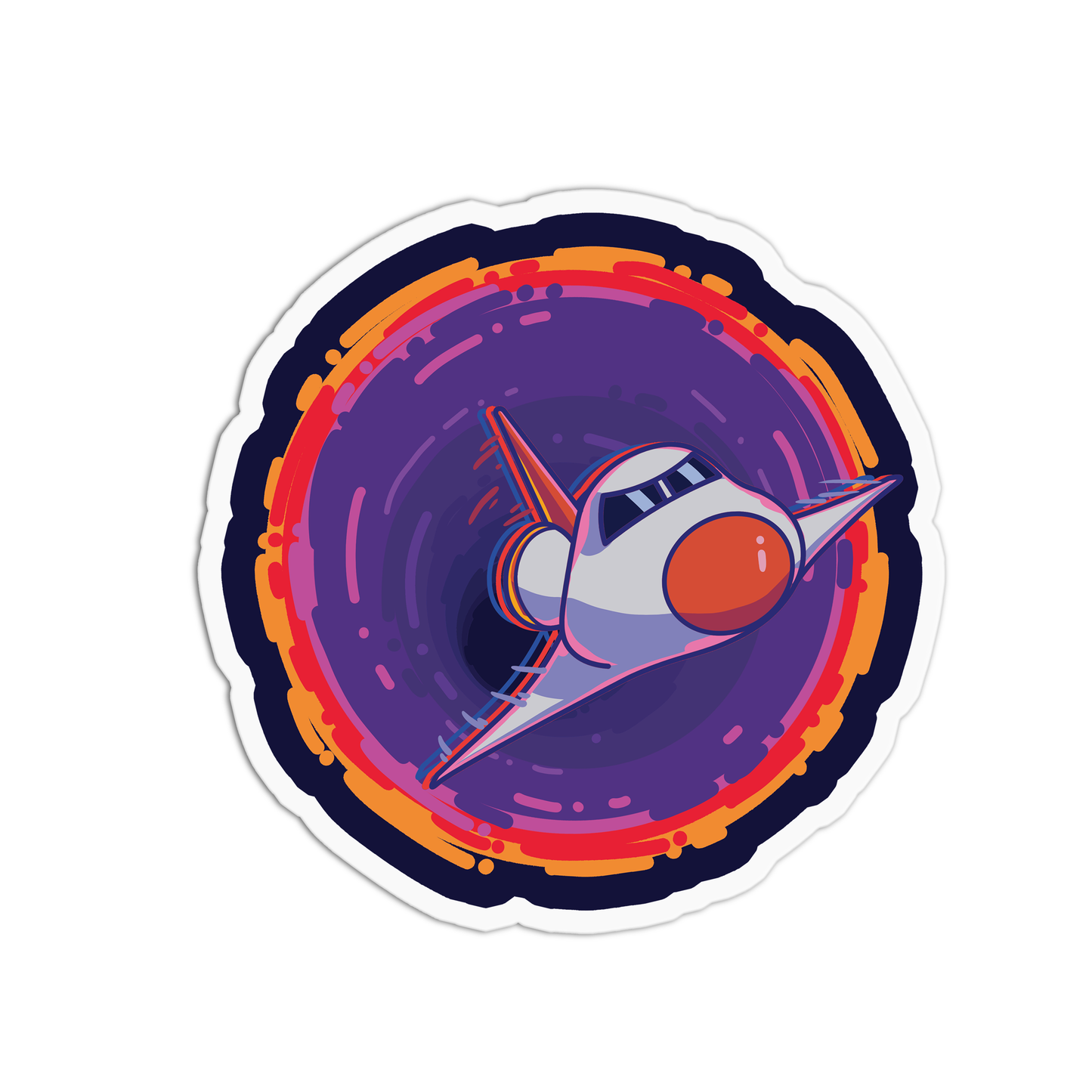 Spaceship 3 One Sticker