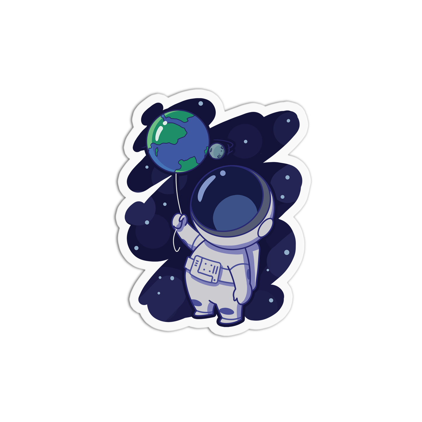 Stickers Calcomania Astronauta