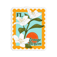 Florida Orange Blossom State Flower Stickers