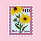 Maryland Black Eyed Susan State Flower Stickers