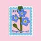 Alaska Forget Me Not State Flower Stickers