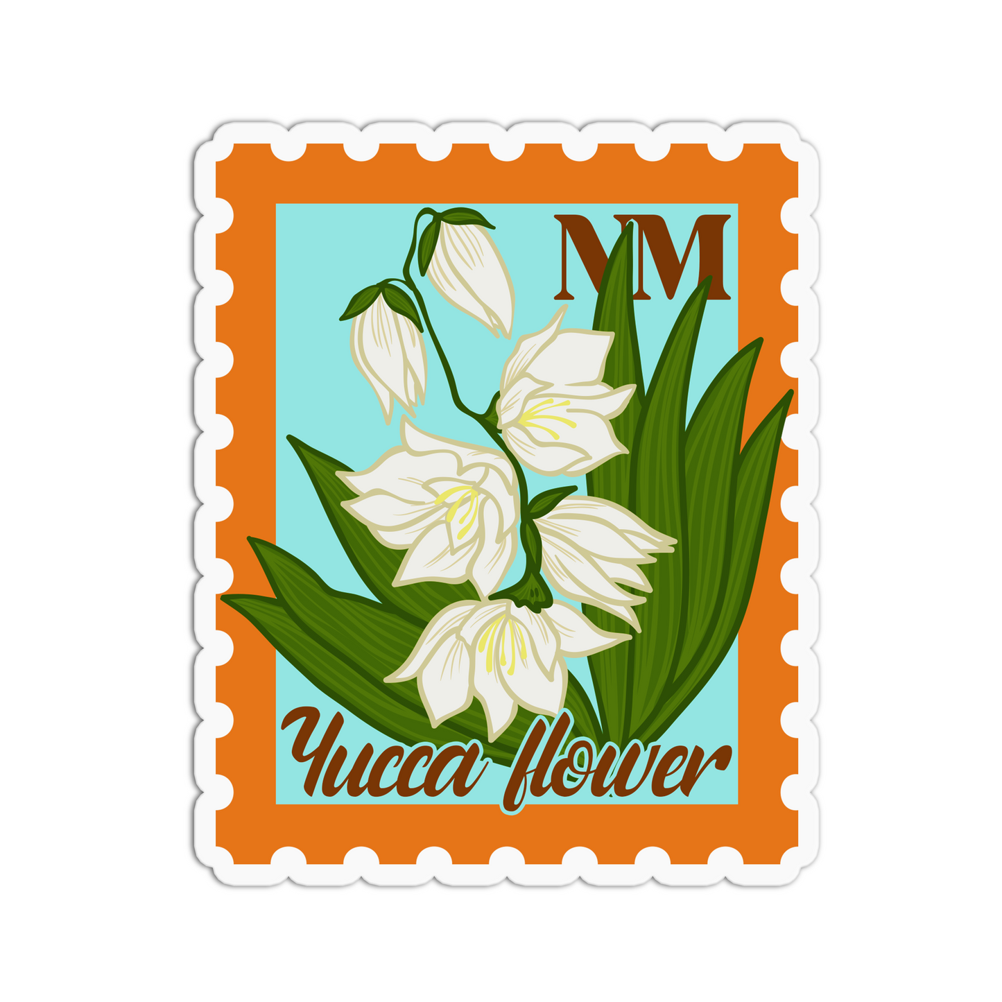 New Mexico Yucca State Flower Stickers