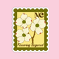 North Carolina Flowering Dogwood State Flower Stickers