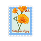 California Poppy State Flower Stickers