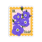 Illinois Violet State Flower Stickers