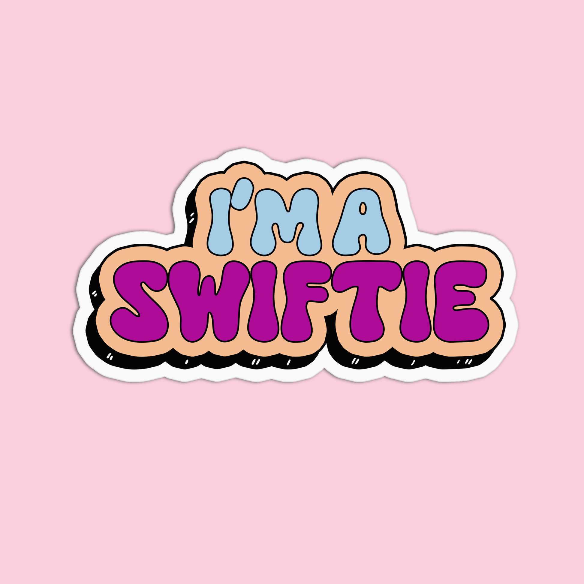 Taylor Swift Sticker 🌸💜🌸💜🌸 ✨2 1/4” X 1 3/4” ✨🎤✨🎵✨