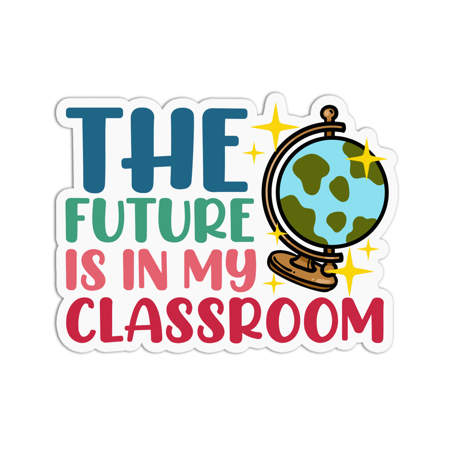 The Future Is In My Classroom Teacher Stickers