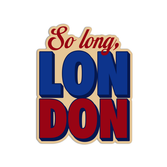 So Long London TTPD Taylor Swift Sticker