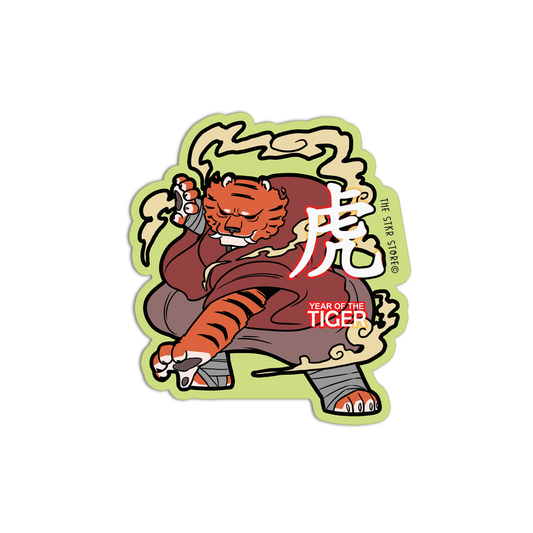Year Of The Tiger Zodiac Sticker