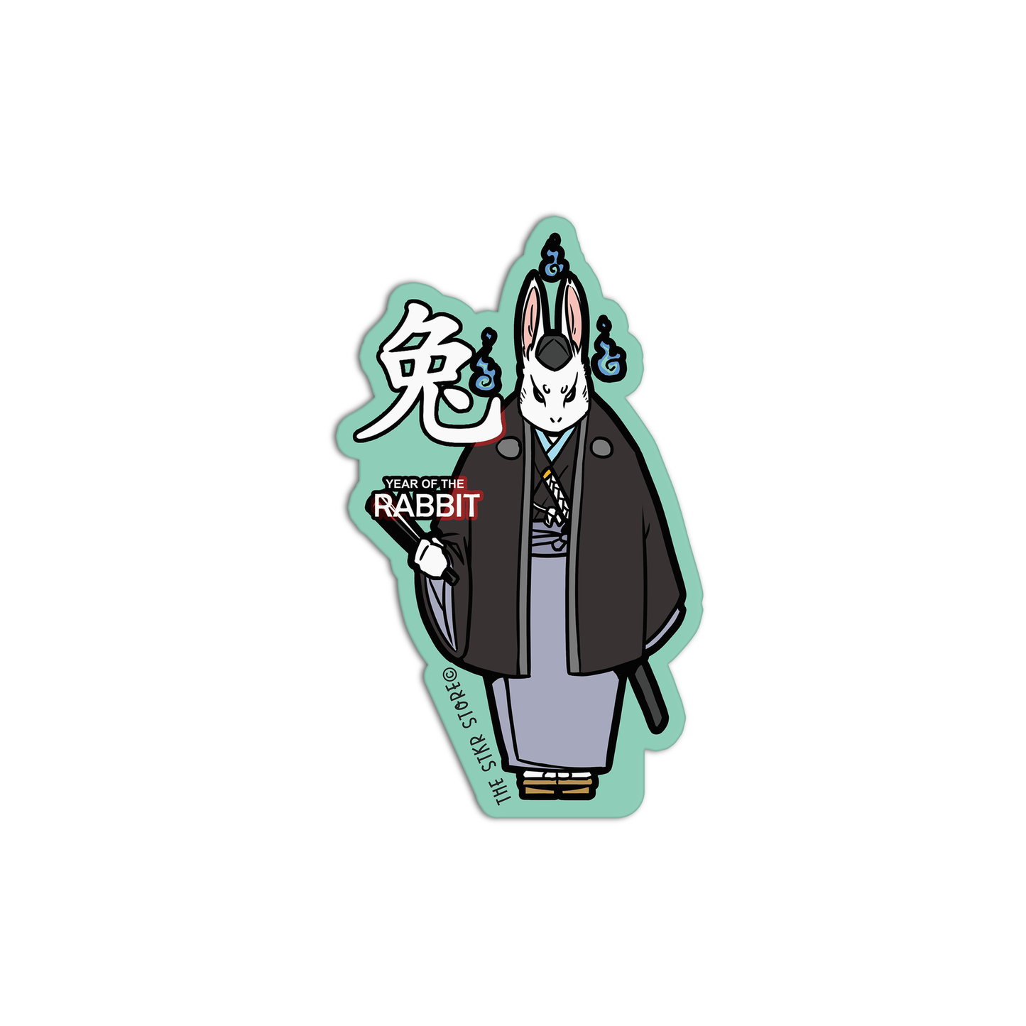Year Of The Rabbit Zodiac Sticker