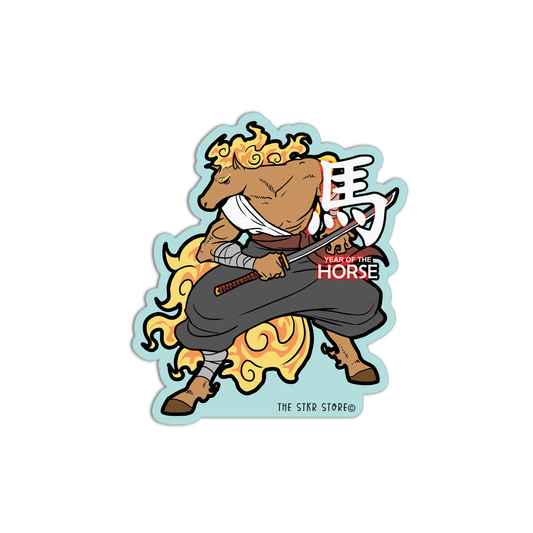 Year Of The Horse Zodiac Sticker
