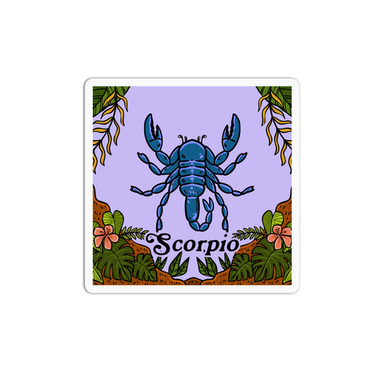 Scorpio Zodiac Sign Sticker