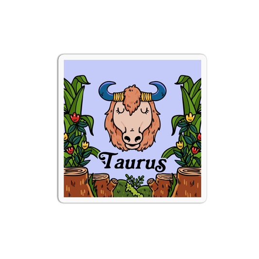 Taurus Zodiac Sign Sticker