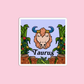 Taurus Zodiac Sign Sticker