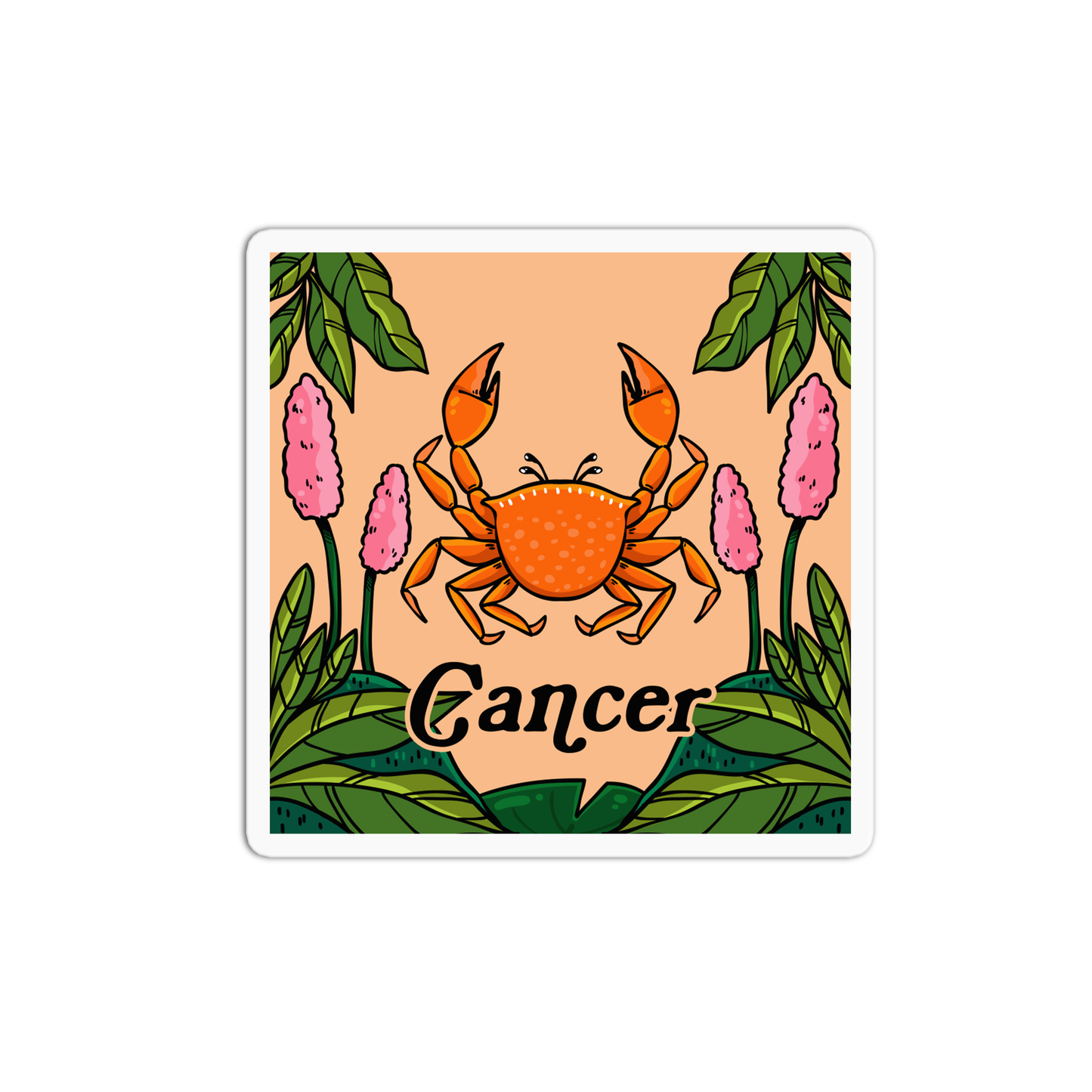 Cancer Zodiac Sign Sticker