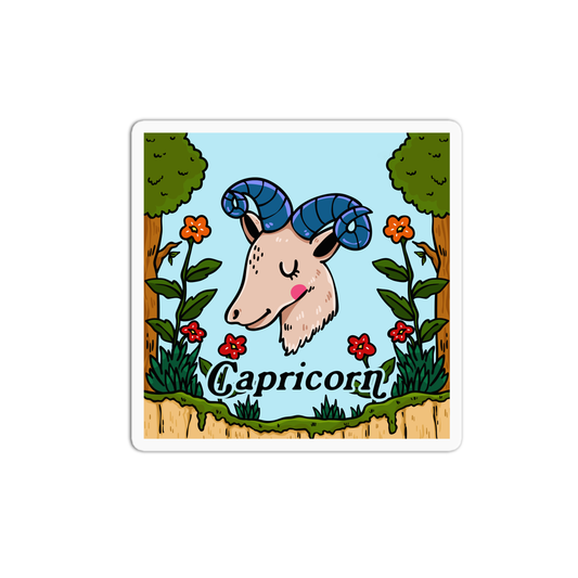 Capricorn Zodiac Sign Sticker