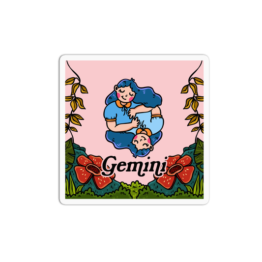 Gemini Zodiac Sign Sticker